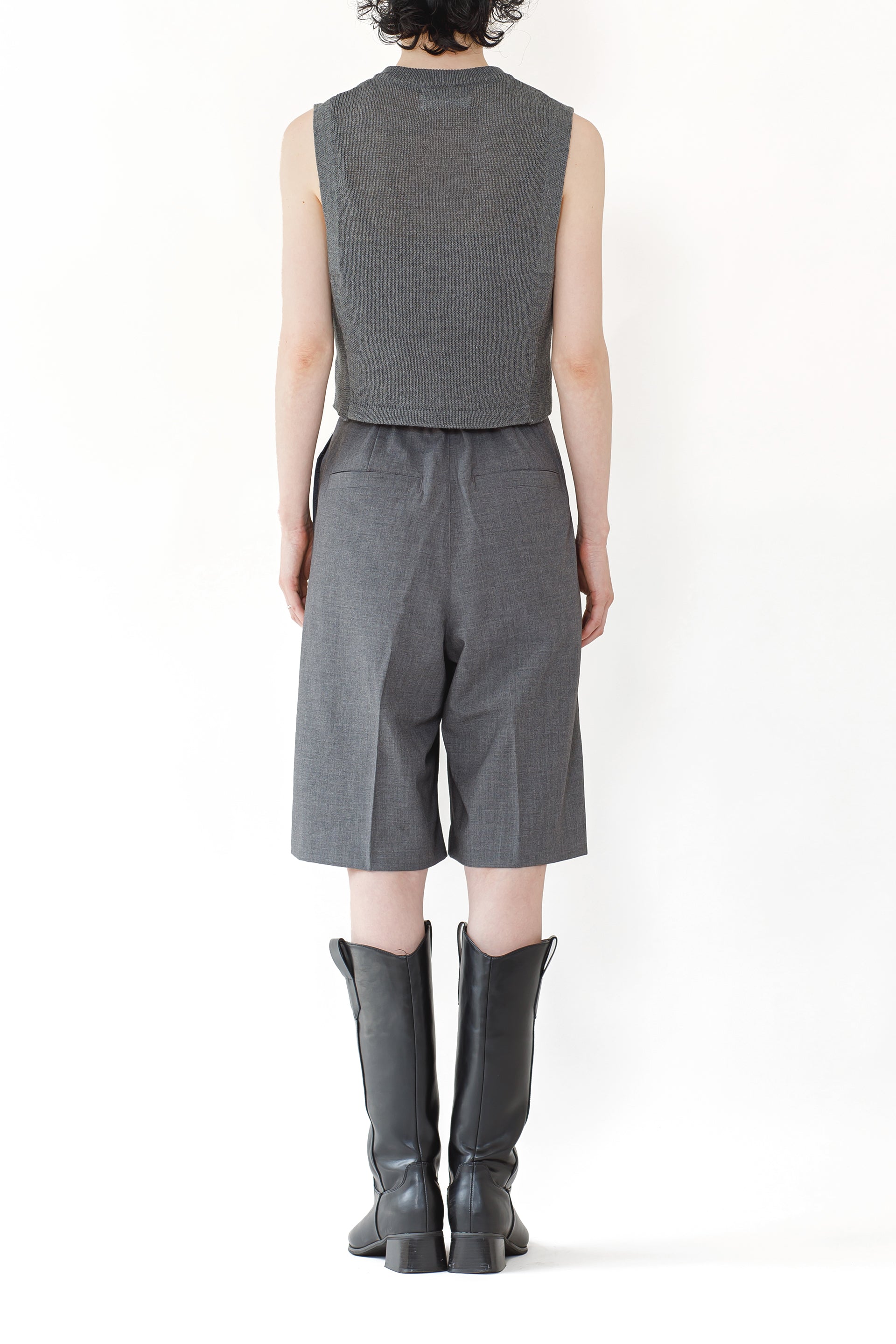 Zipper Mood Tank "gray"