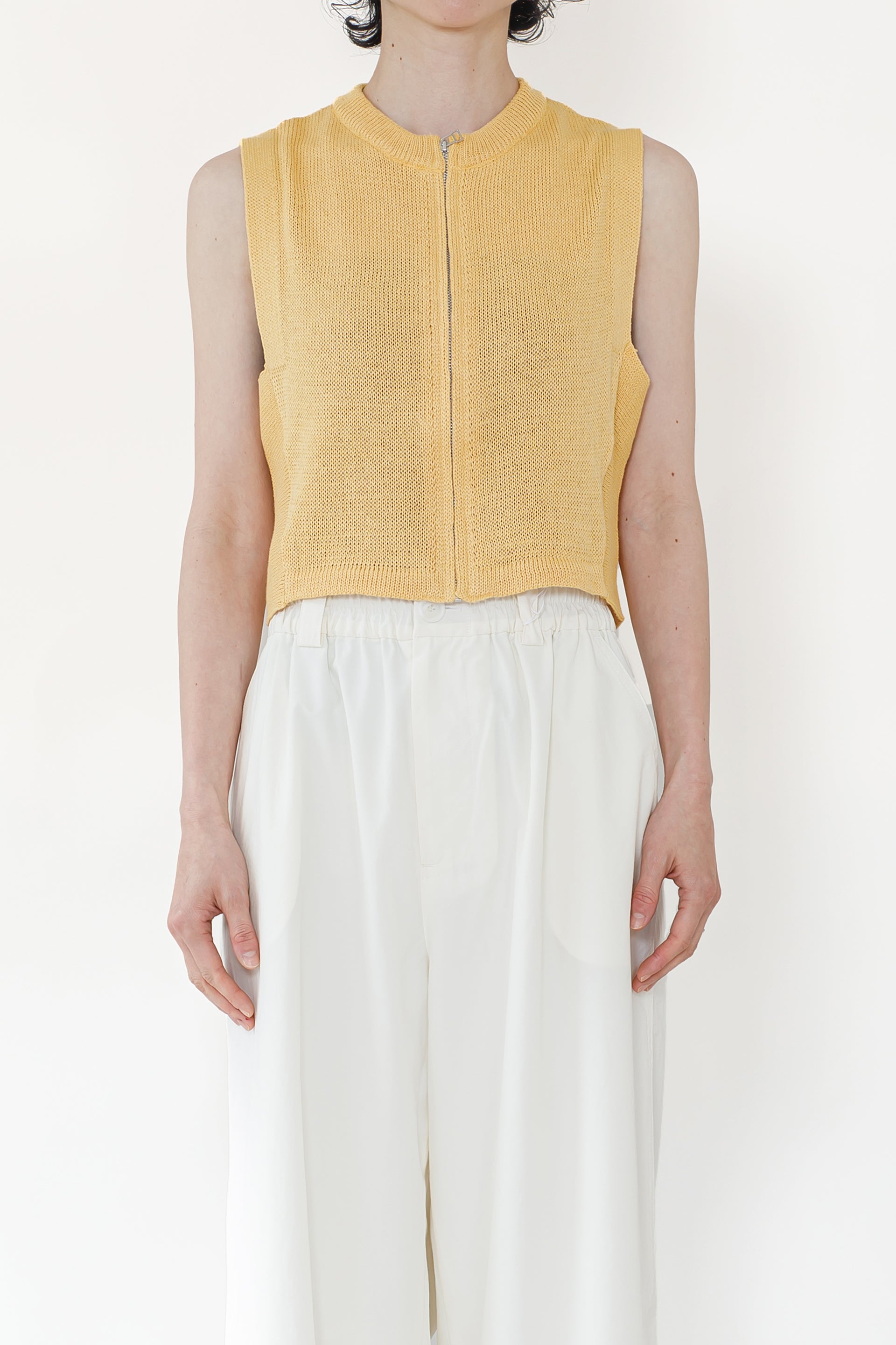 Zipper Mood Tank  "yellow/blue"