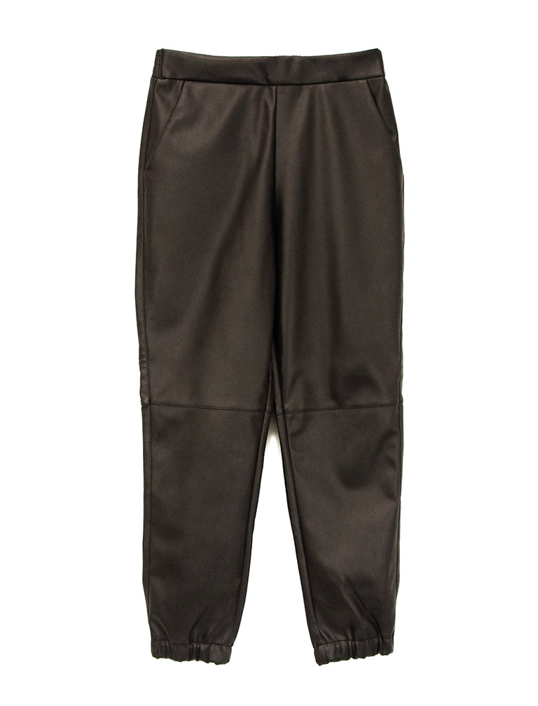 Eco Leather Pants / BROWN