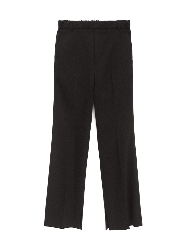 Slim Flare Pants / BLACK