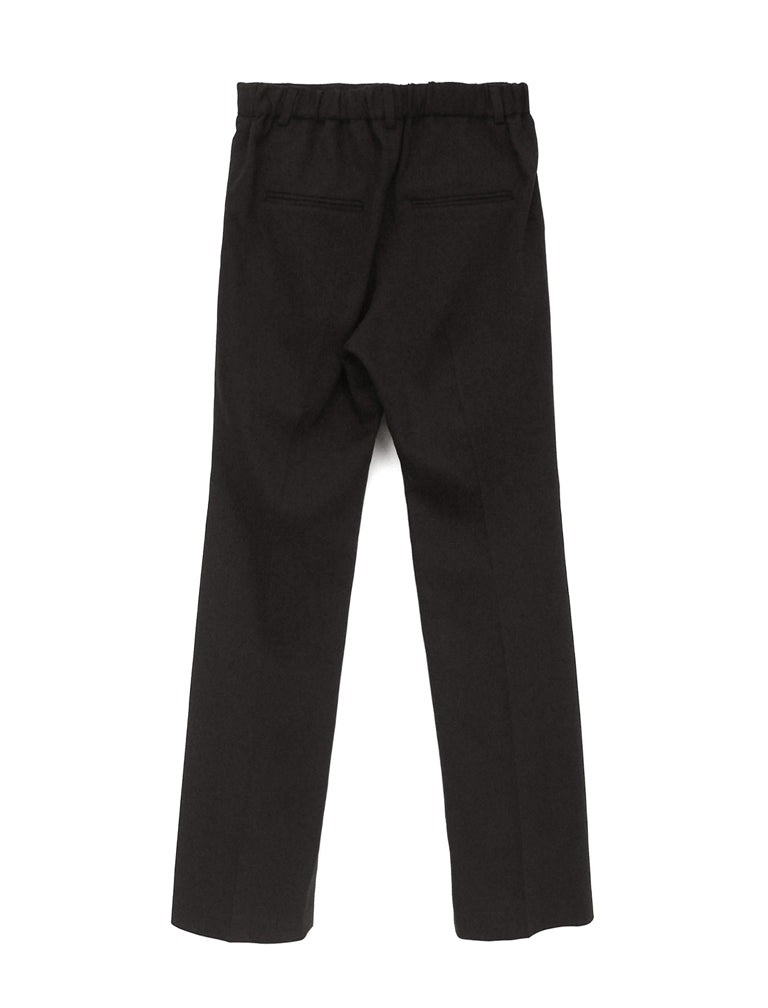 Slim Flare Pants / BLACK