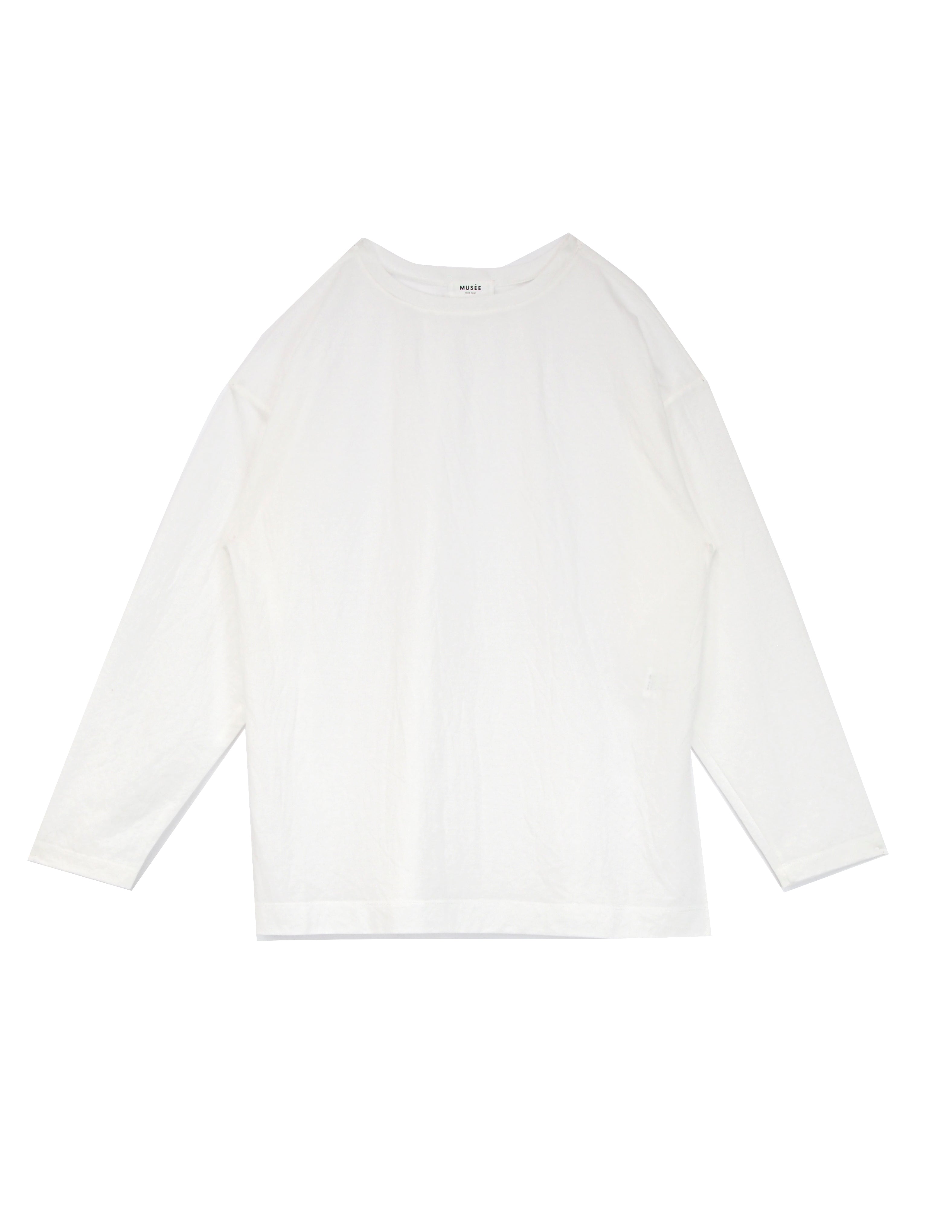SHEER BIG PULLOVER / WHITE