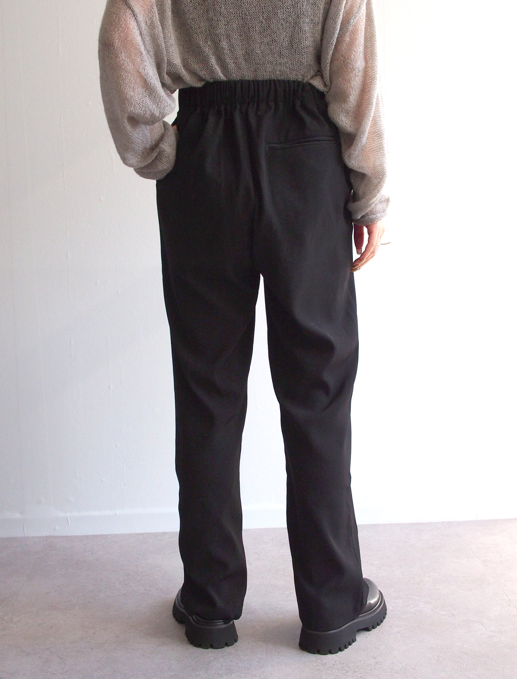 Side Adjuster Pants / BLACK / 158cm