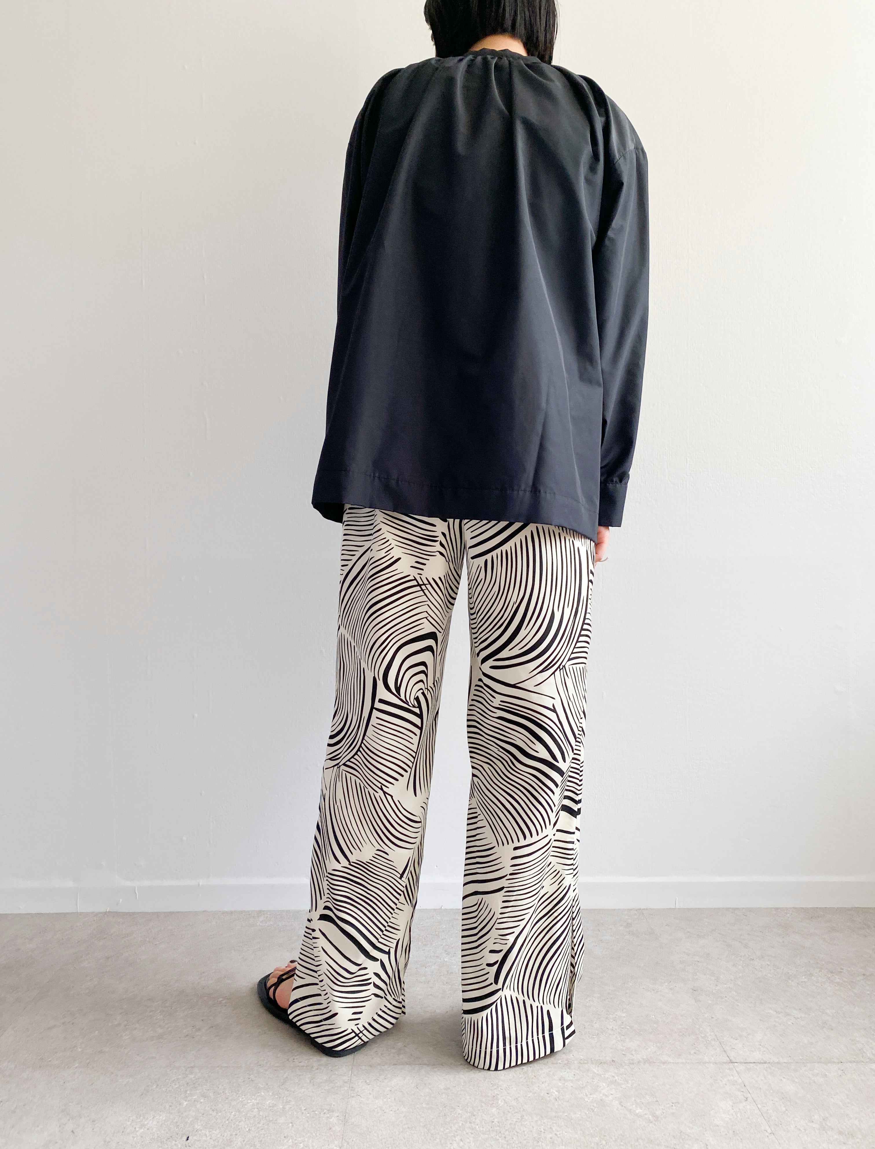 Pattern Pants / WHITE / 158cm