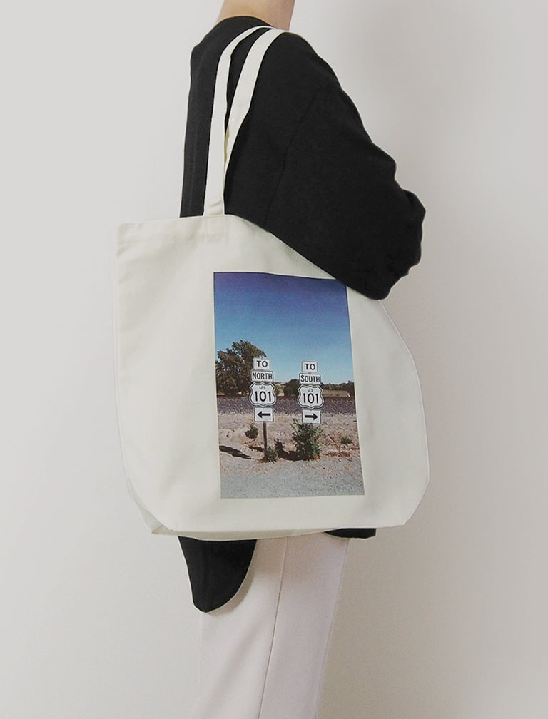 〔FRUIT OF THE LOOM × anna magazine〕PHOTO TOTE M / BLUE